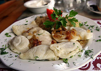 Plateful of pierogi