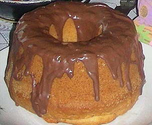 Polish 'baba' or 'babka wielkanocna' cake