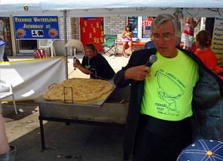 Largest pierogi ever, Pierogi fest, Whiting, Indiana.