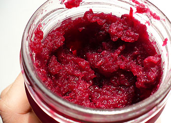 Polish cwikla made of beets and horseradish