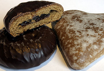 Traditional gingerbread from Torun - Polish town on the Vistula river