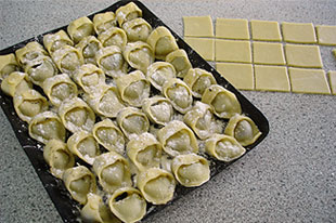 Polish traditional uszka dumplings