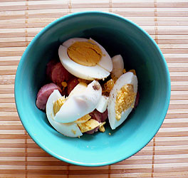 Preparation of Polish white borscht