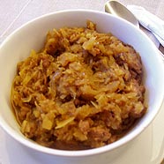 Bigos from young cabbage (without sausages)